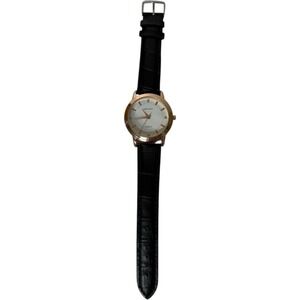 Montre double bracelet cuir rosé Oui and Me collection Amourette